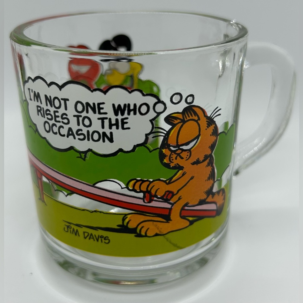 Vintage McDonald’s Garfield & Odie Glass Mug